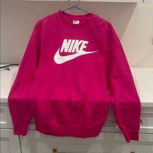 NWOT Nike Men's Vibrant Pink Crewneck Sweater